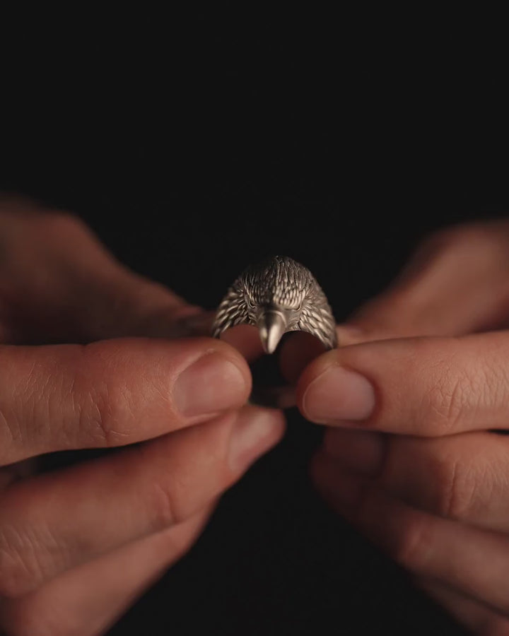 Silver ring EAGLE
