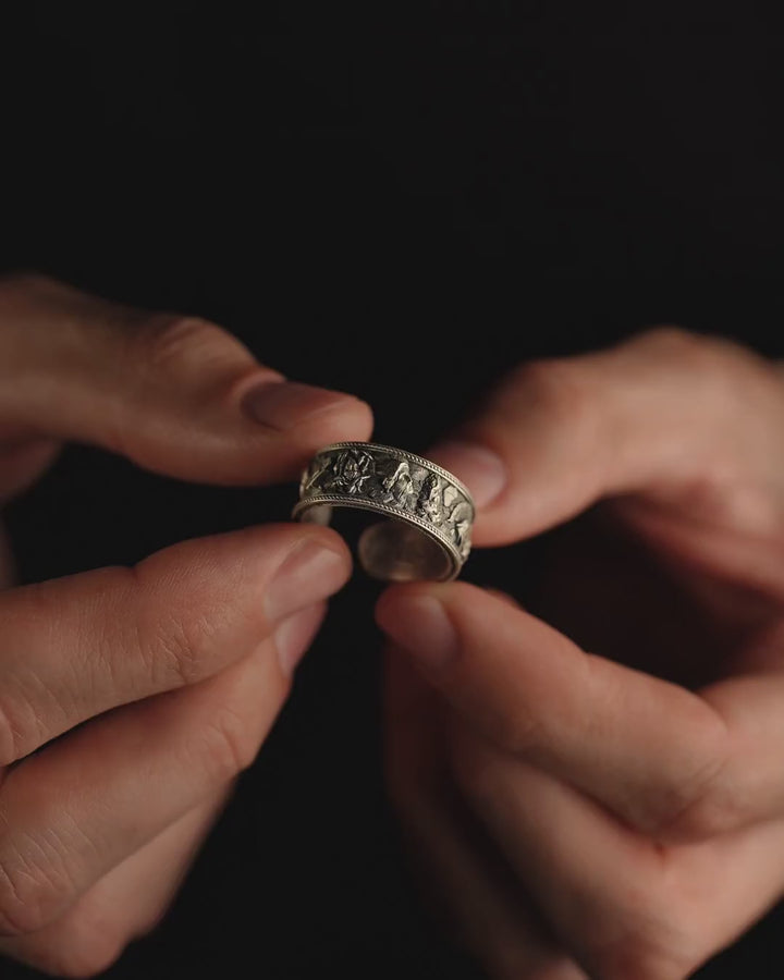 IMPERO ROMANO silver ring