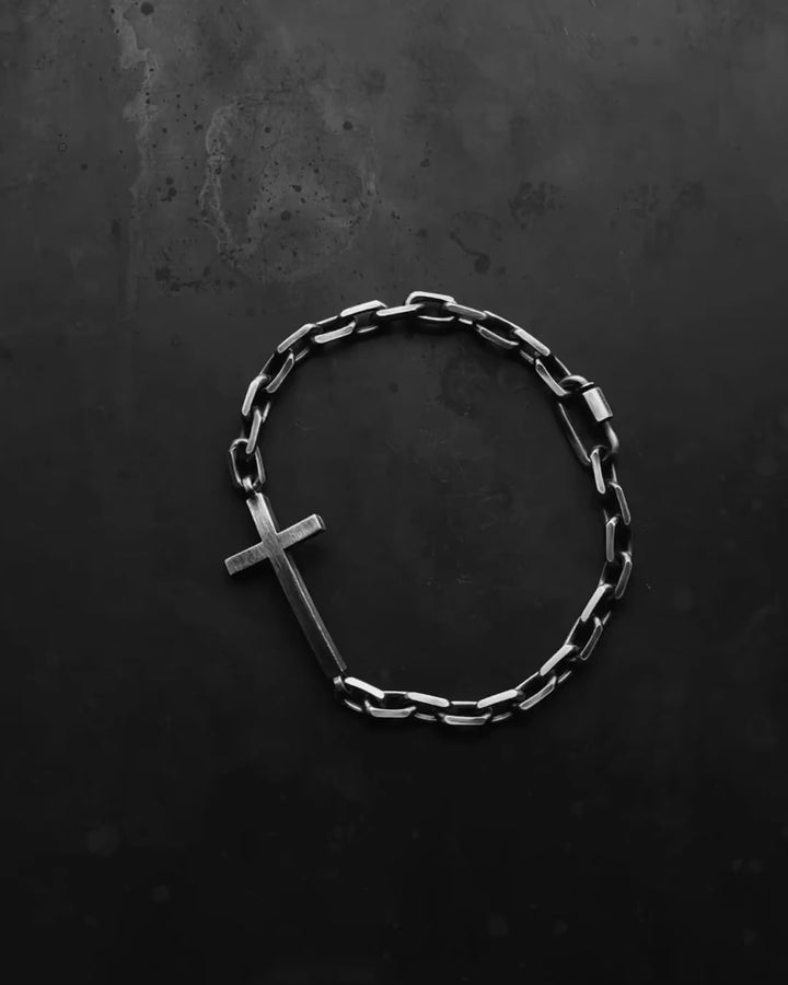 Silver bracelet STRENGTH OF FAITH