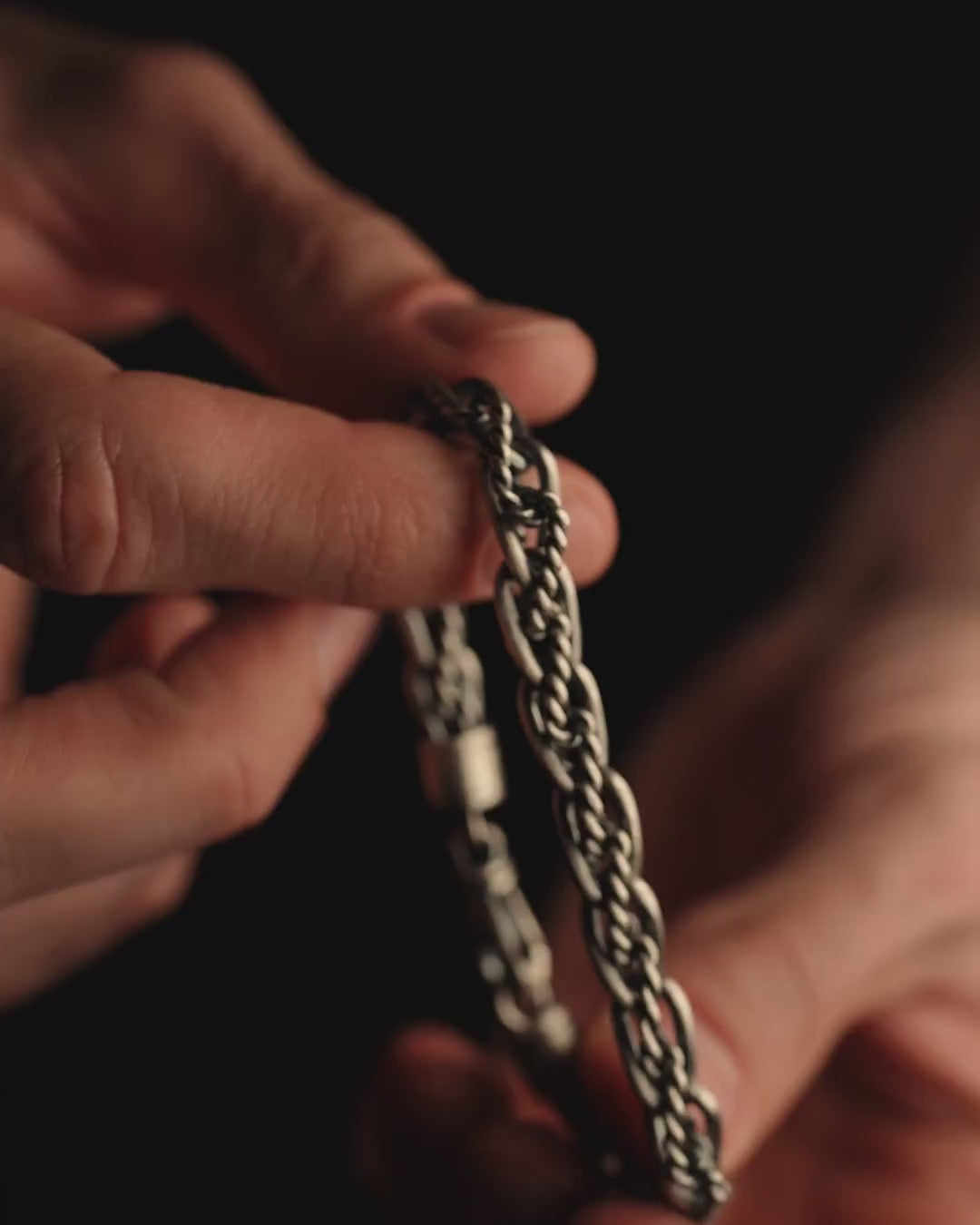 Silver bracelet TEMPUS