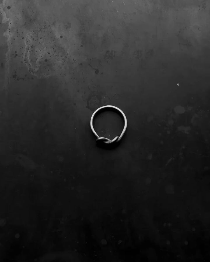 Silver ring REEF KNOT