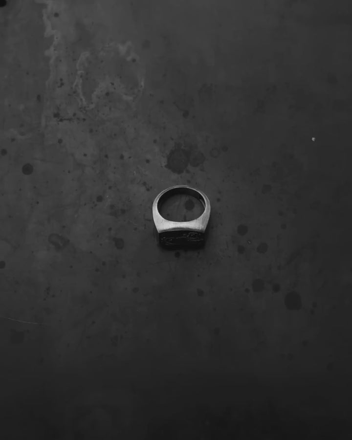 Silver ring THE CREATION OF ADAM - MICHELANDELO