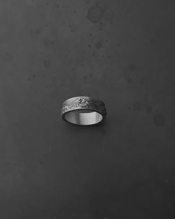 Silver ring MOUNTAINS