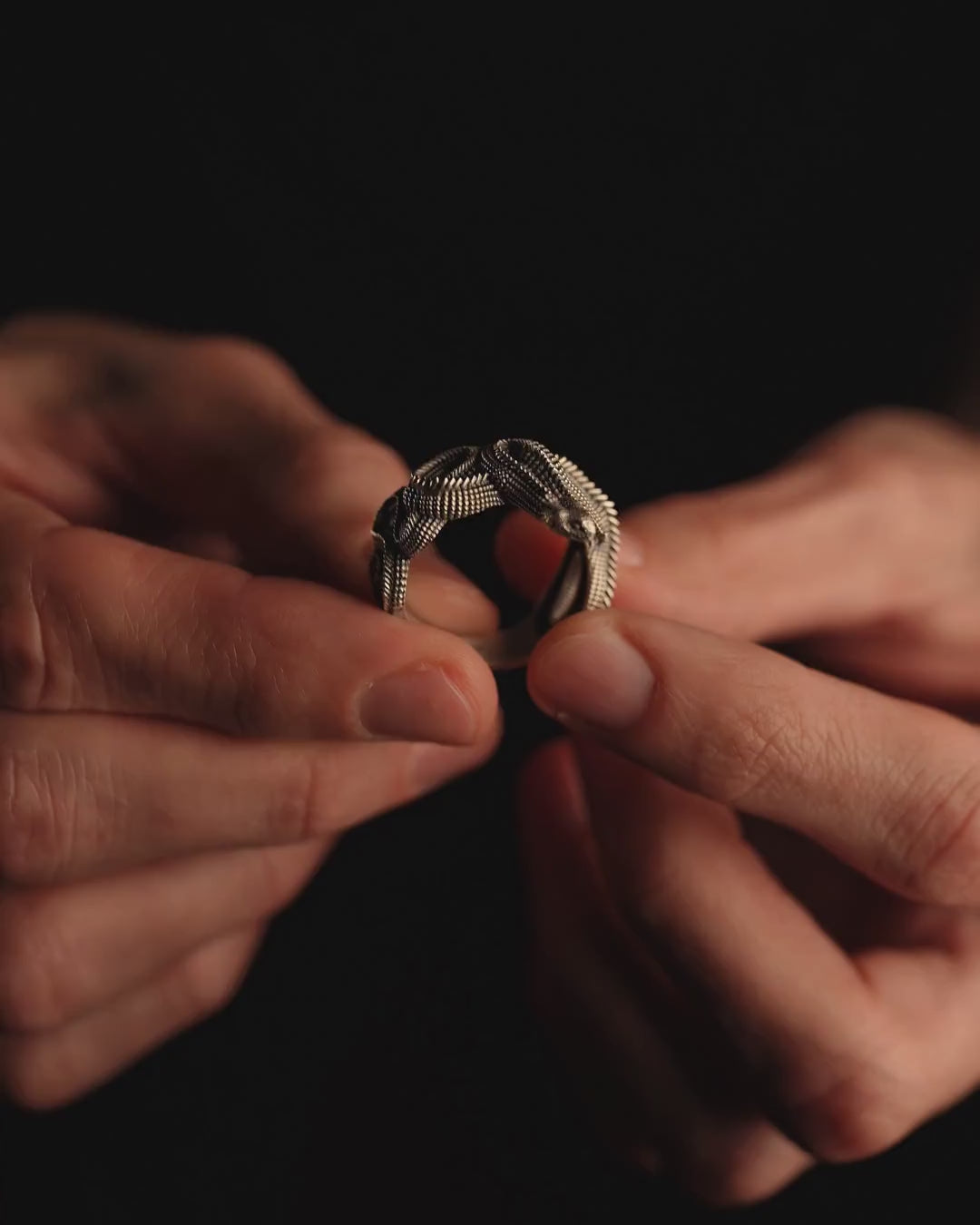 Silver ring  JÖRMUNGANDR