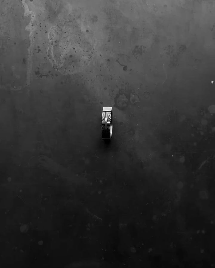 BELIEVER silver ring