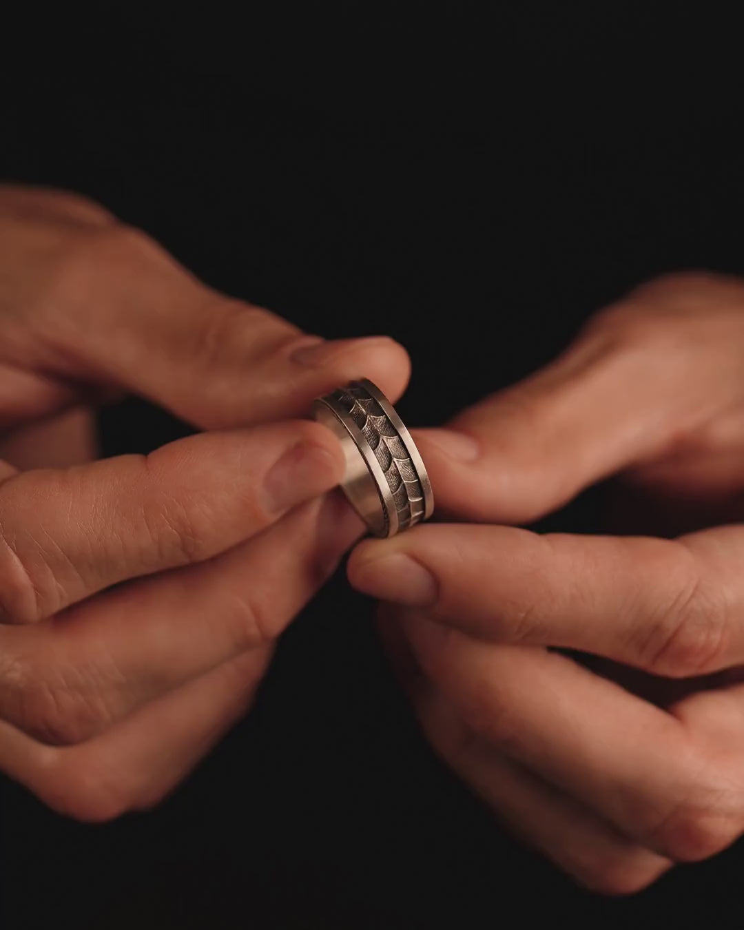 Silver ring DRACHENKRAFT