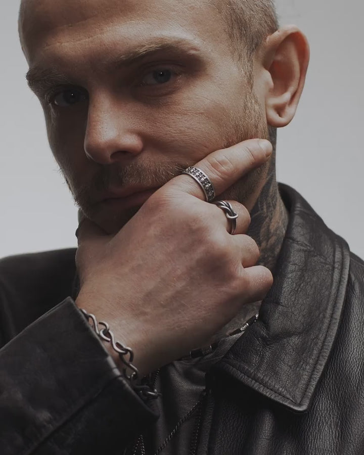 INFINITY silver bracelet