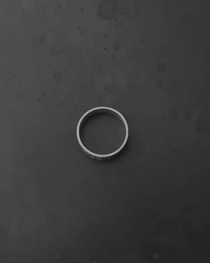 Silver VYSHYVANKA ring - CROSS LADI