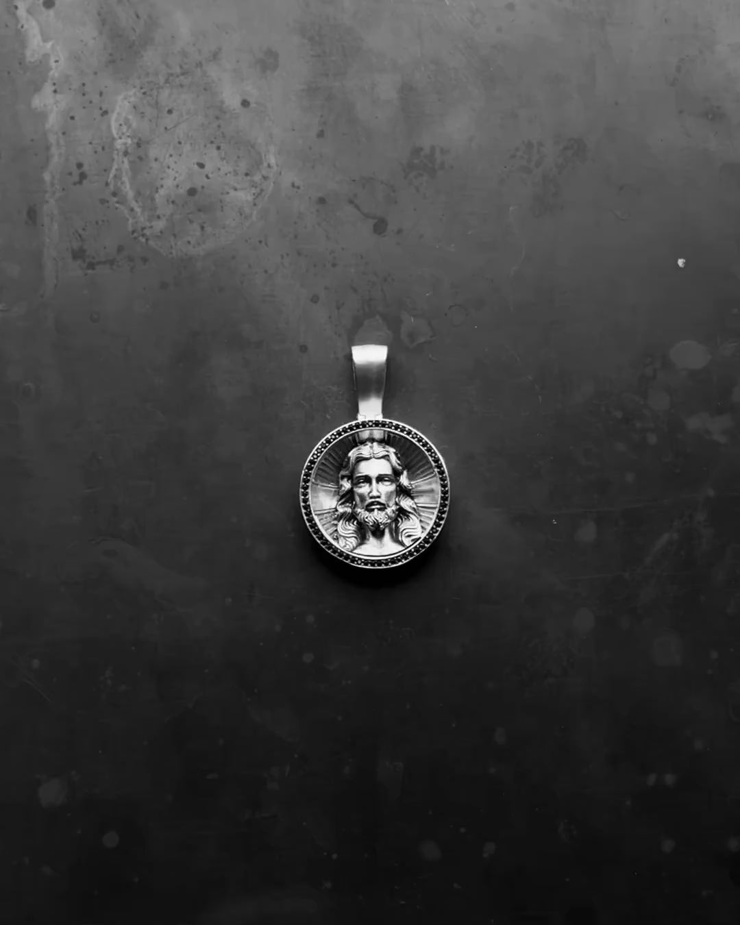 Silver pendant FACE OF JESUS CHRIST