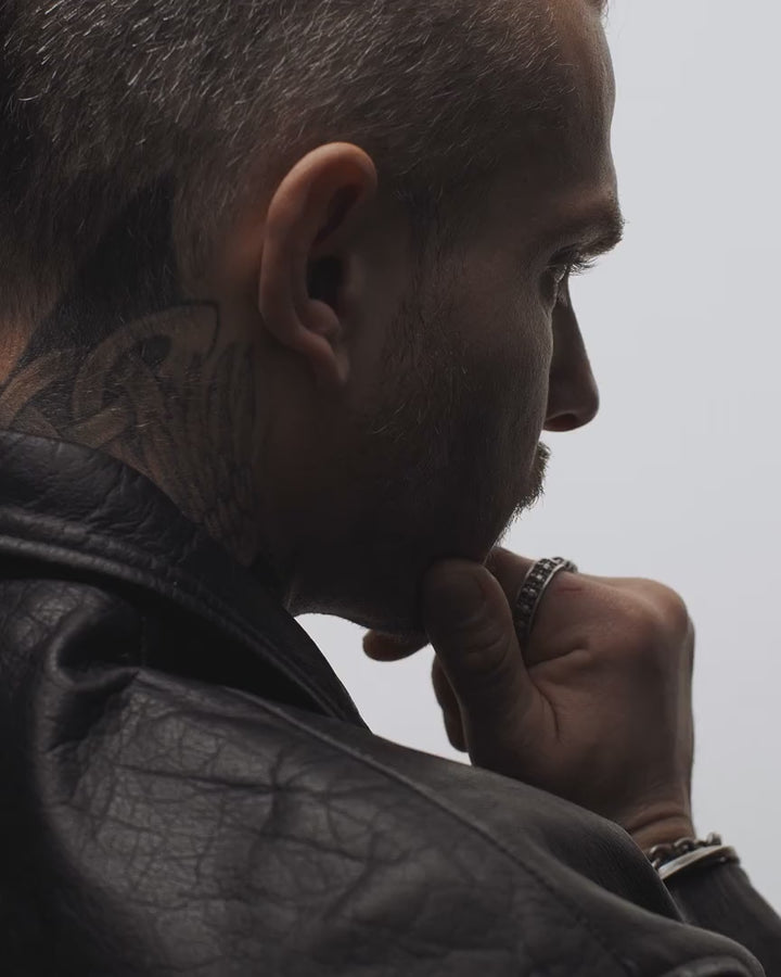 Silver ring MEMENTO MORI