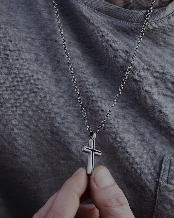 Silver cross LUMEN FIDEI