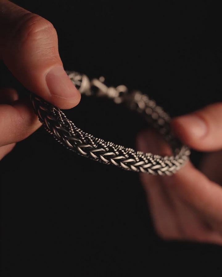 Silver bracelet PLEXUS