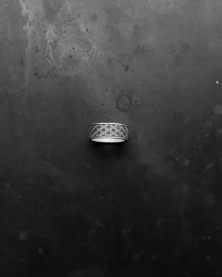 Silver ring HIPNOTIC