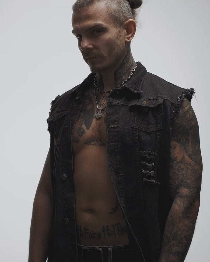 Silver bangle RUNES - AMULETS