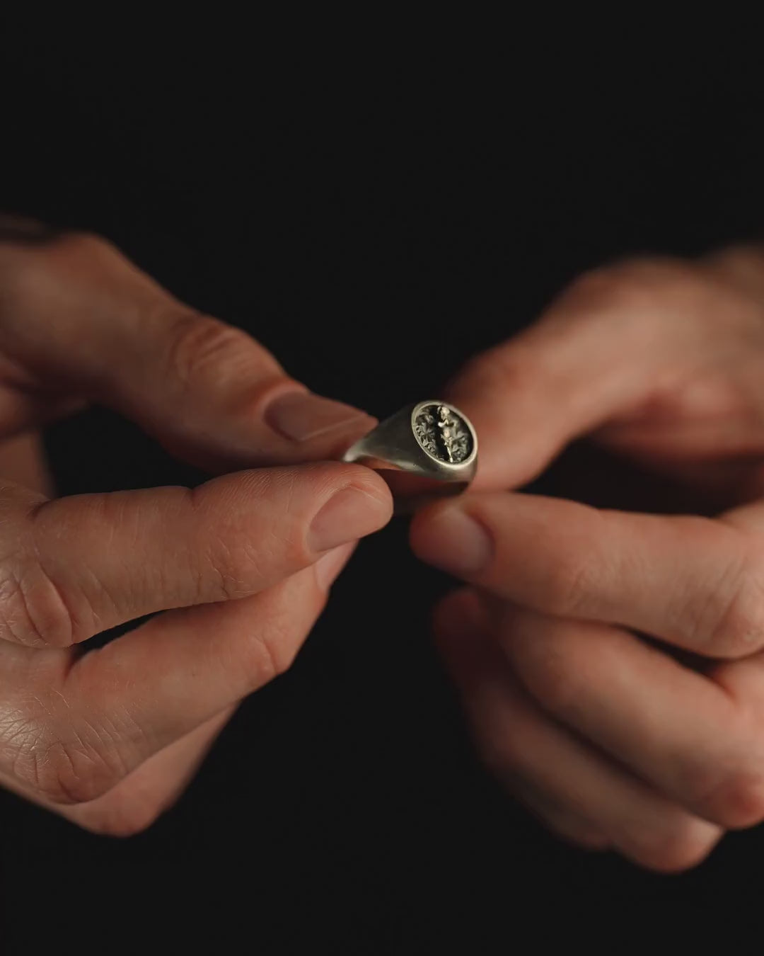 Silver ring ANGEL OF LIGHT