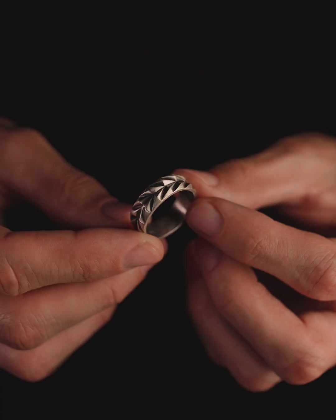 Silver ring EAR OF WHEAT