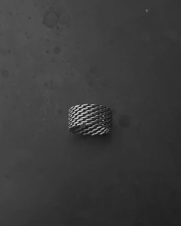 WEAVE silver ring