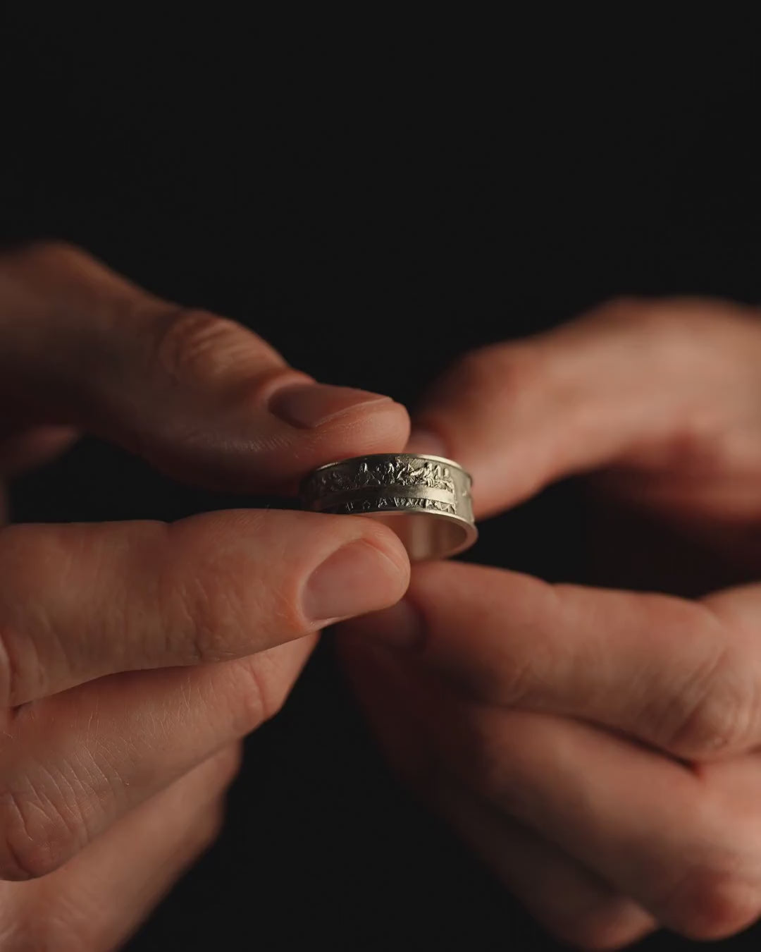 DA VINCI LEGACY silver ring