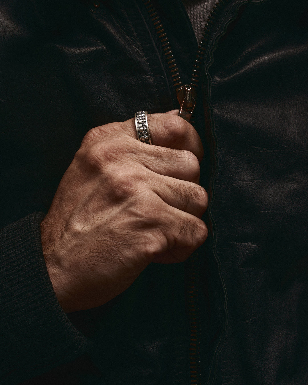 Silver ring MEMENTO MORI