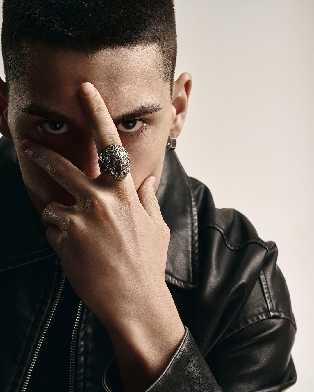 Silver ring THE LION KING