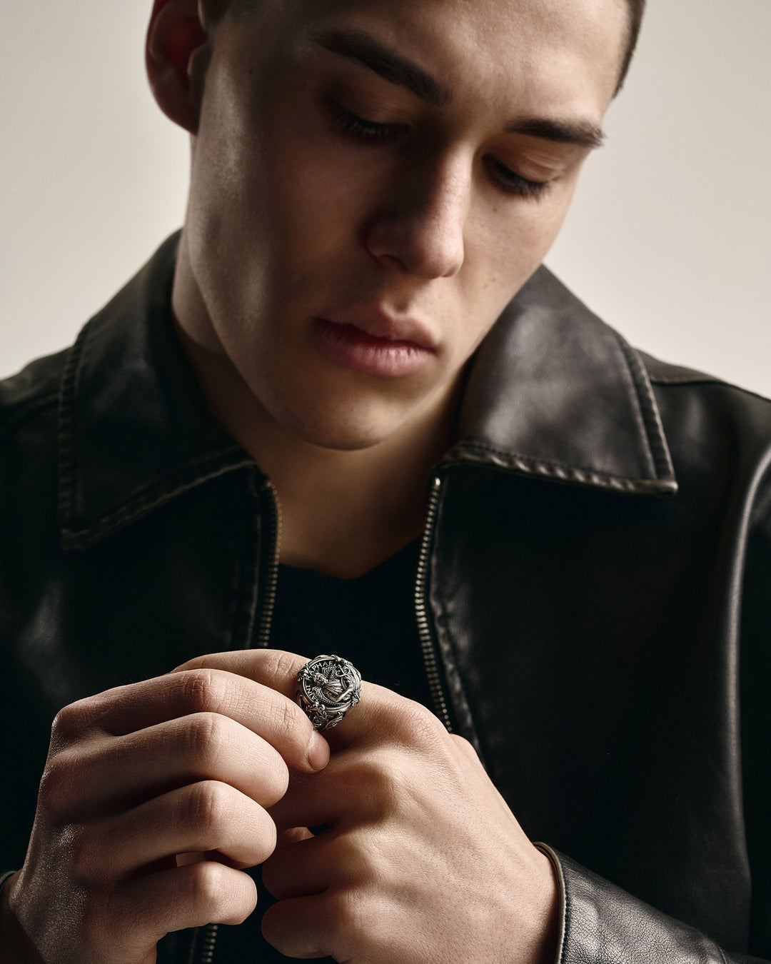 Silver ring SAINT RAPHAEL