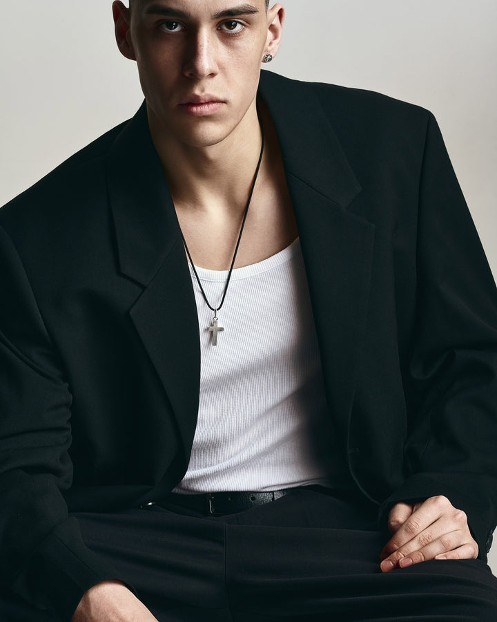 Croce HELIGHET (oro bianco 14k)