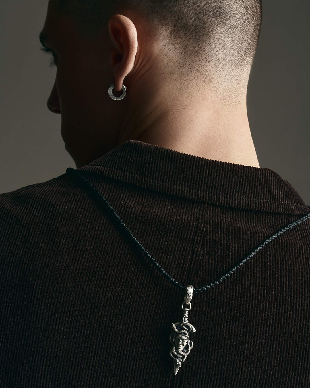 Ciondolo in argento PATRONO DI MEDUSA