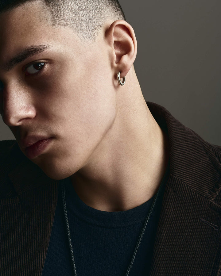 Silver single - earring FLASH