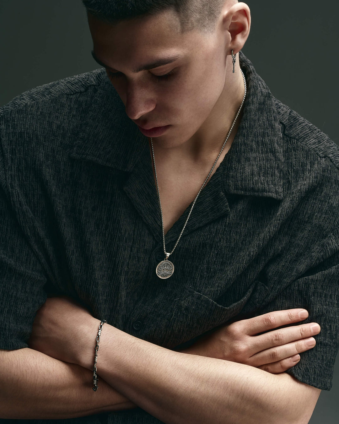 TID ROM silver bracelet