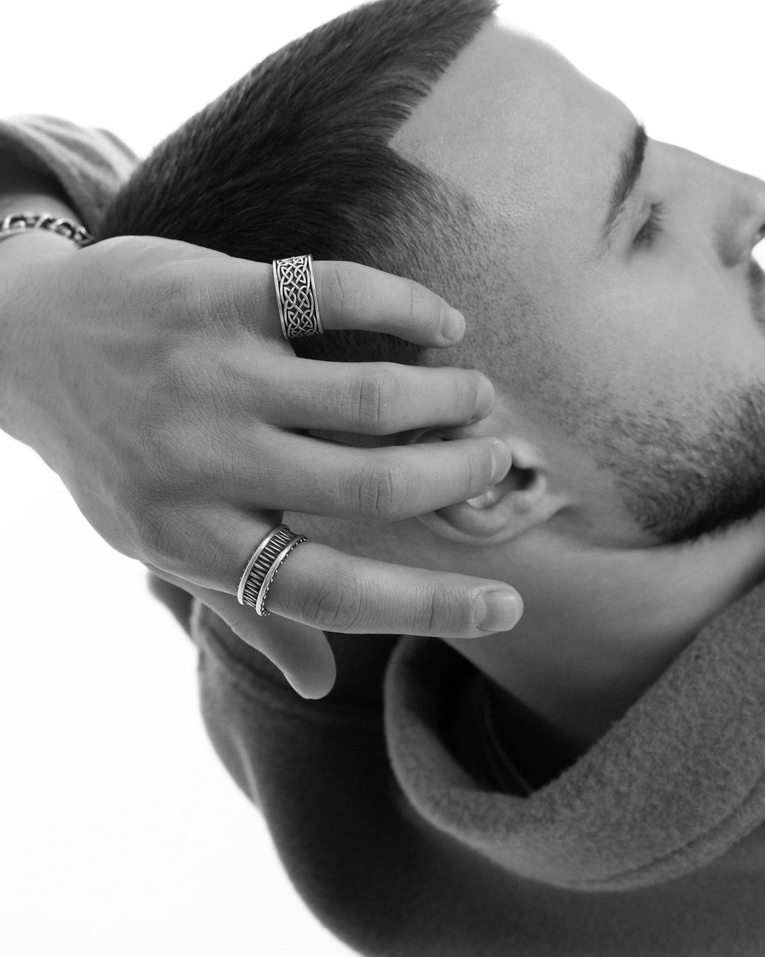 Bague en argent GUARD