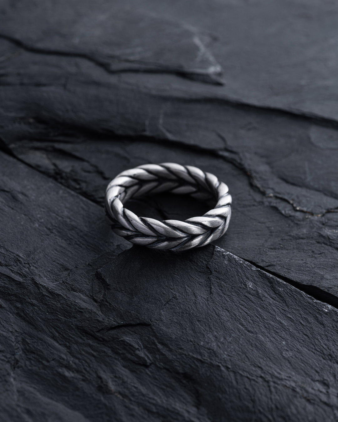 Silver ring TRITICUM