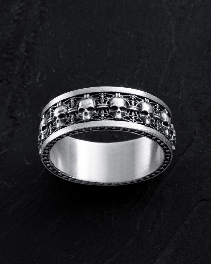 Bague en argent MEMENTO MORI