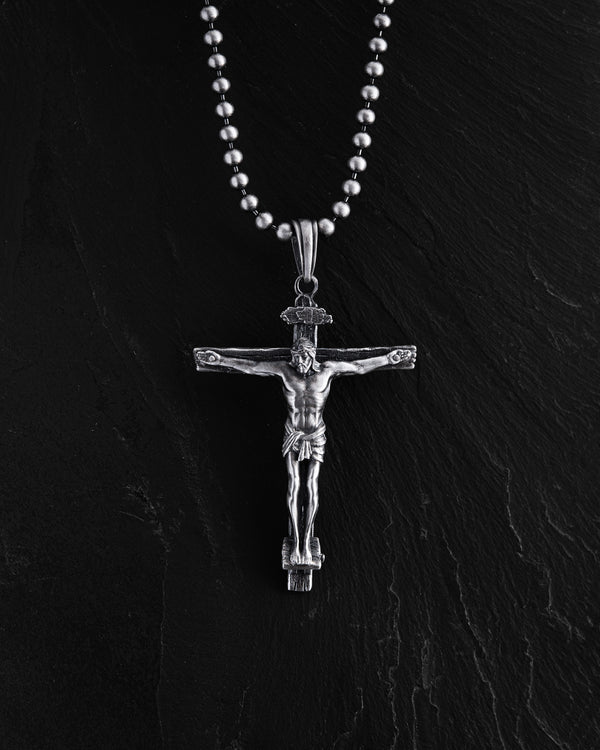 Croce d'Argento CROCIFISSIONE DI GESÙ CRISTO