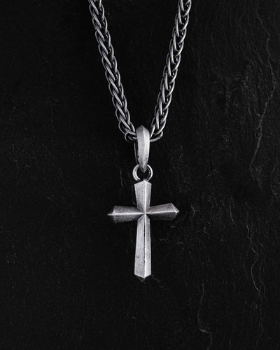 GLAUBE silver cross