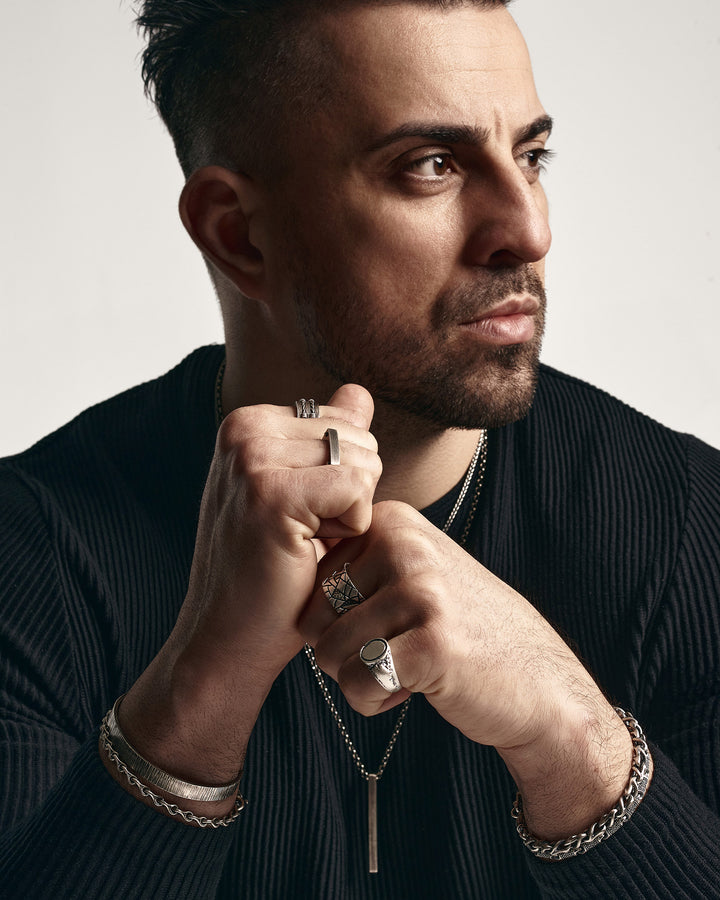 Bague en argent TOUR