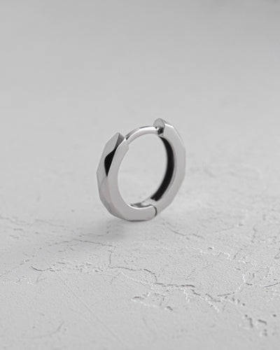 14k white gold single earring FLASH