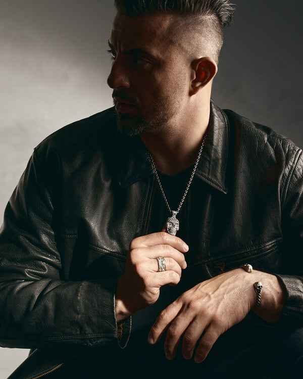 Silver ring VIKINGENES FORFEDRE. RUNES