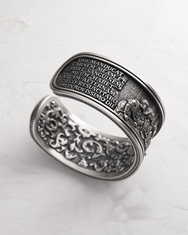 Silver bangle THE LAST SUPPER
