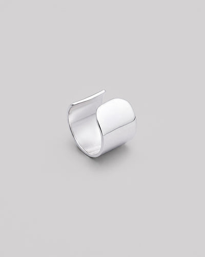 Silberner Einzelohrring – Manschette GLOSS