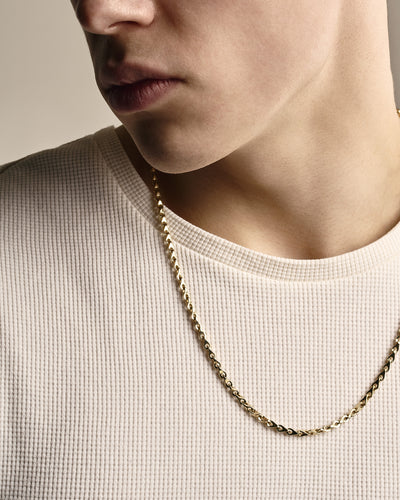 14k yellow gold сhain DIONYSUS