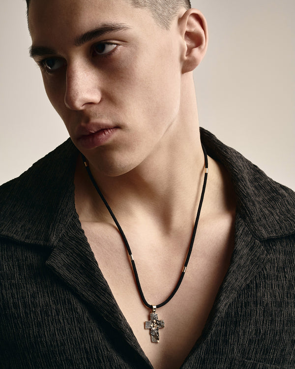 14k rose gold cross THE FACE OF FAITH