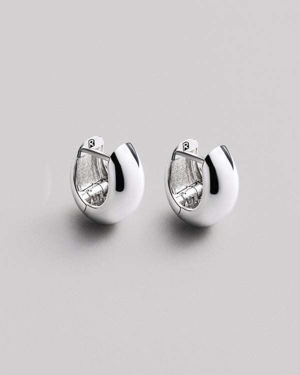 Silver earrings GOUTTE