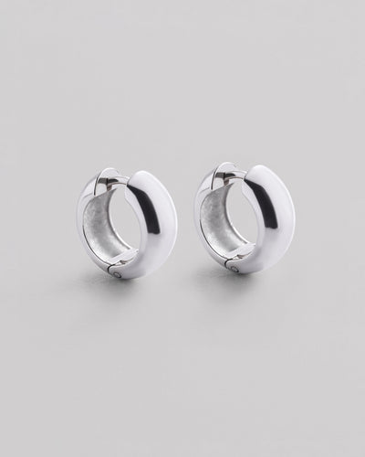 Boucles d'oreilles créoles en argent LEVIA