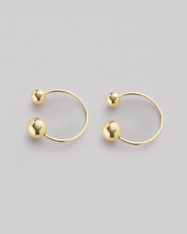 Ohrringe BUBBLE (14k Gelbgold)