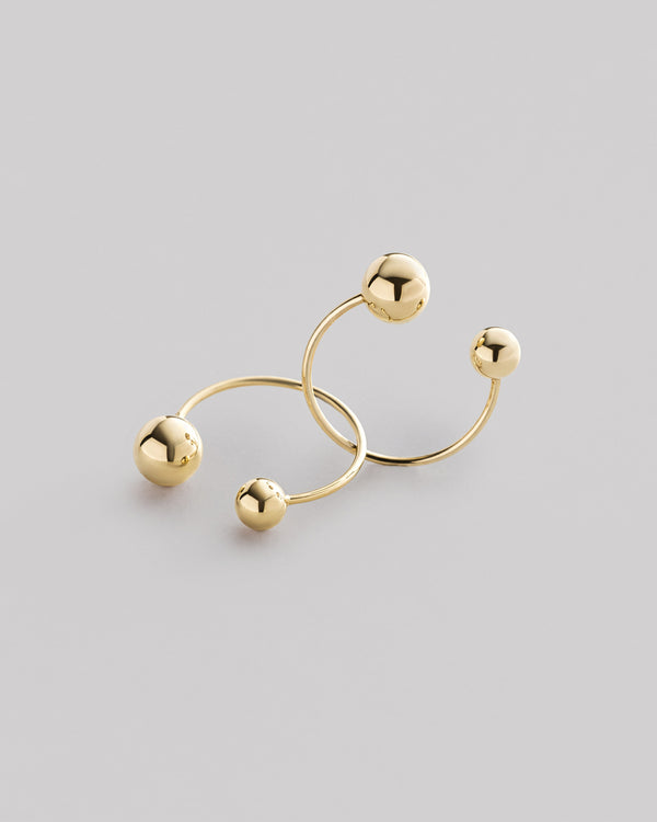 Ohrringe BUBBLE (14k Gelbgold)