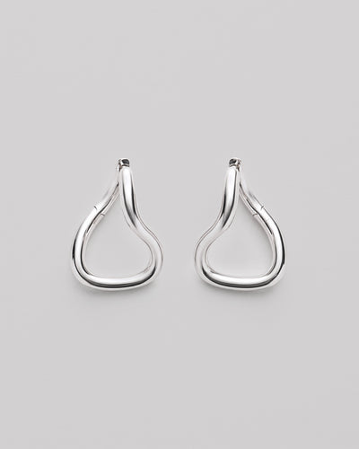 Silver earrings SILHOUETTE