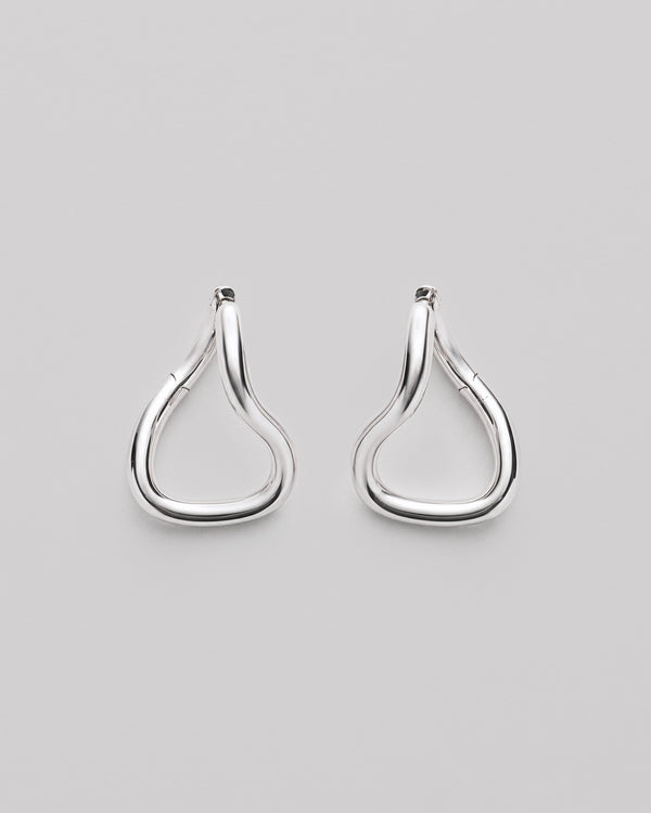 Silver earrings SILHOUETTE