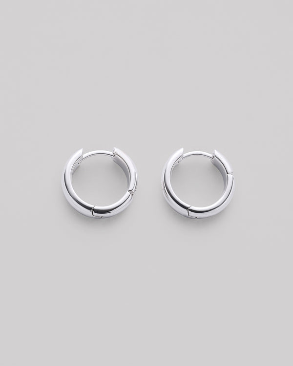 Silver hoop earrings ATTIMO