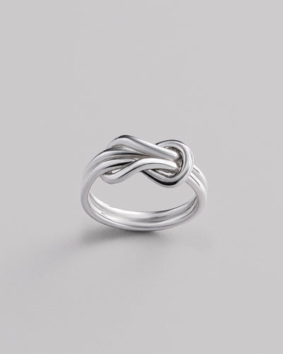 Bague en argent INFINI