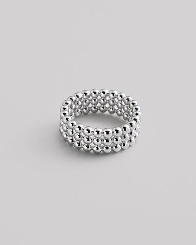 Bague en argent BULLE
